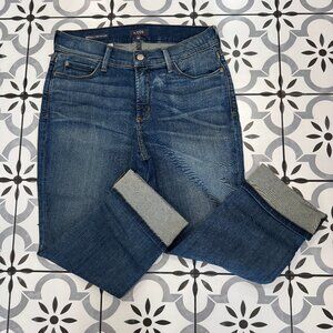 NYDJ Dayla Wide Cuff Capri Jeans, Size 12P